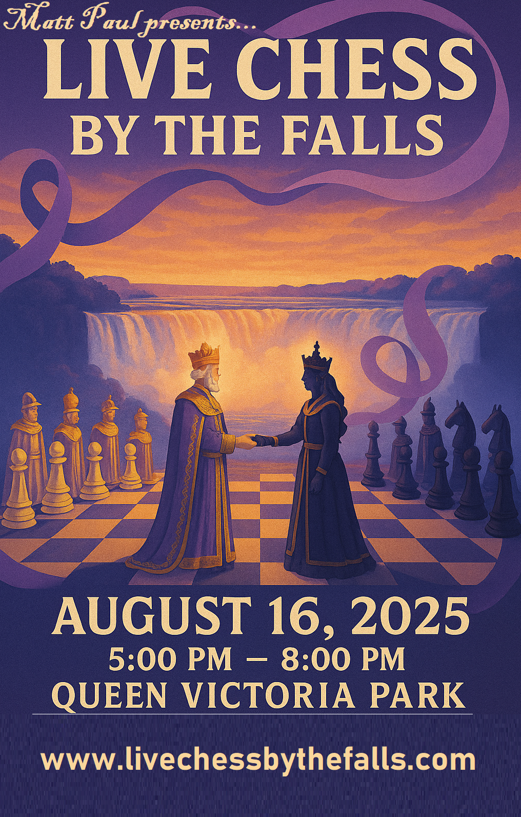 Live Chess by the Falls