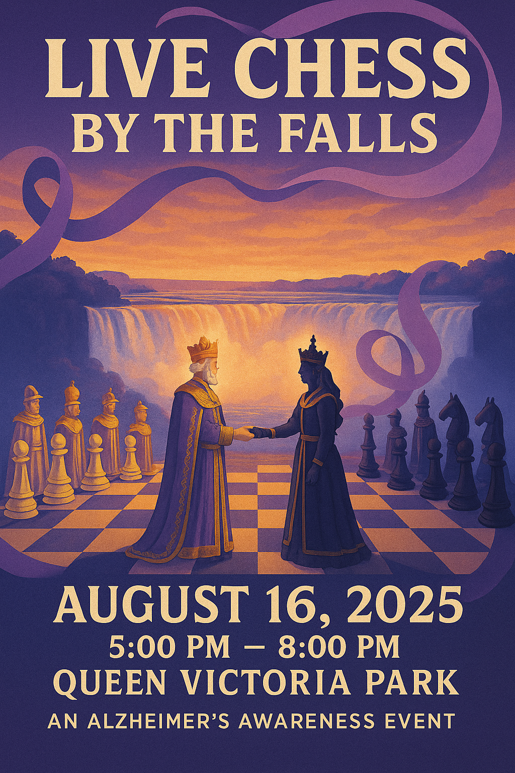 Live Chess by the Falls